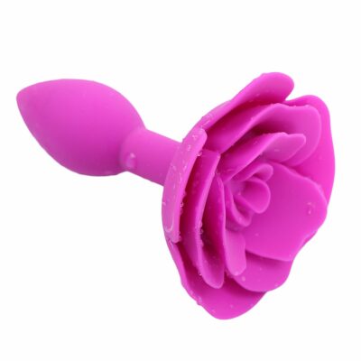 Silicone Pink Rose Plug